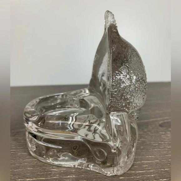 PartyLite Dolphin Ocean Waves Candle Holder Tea Light Clear Glass Seascape P0255 - Picture 2 of 7